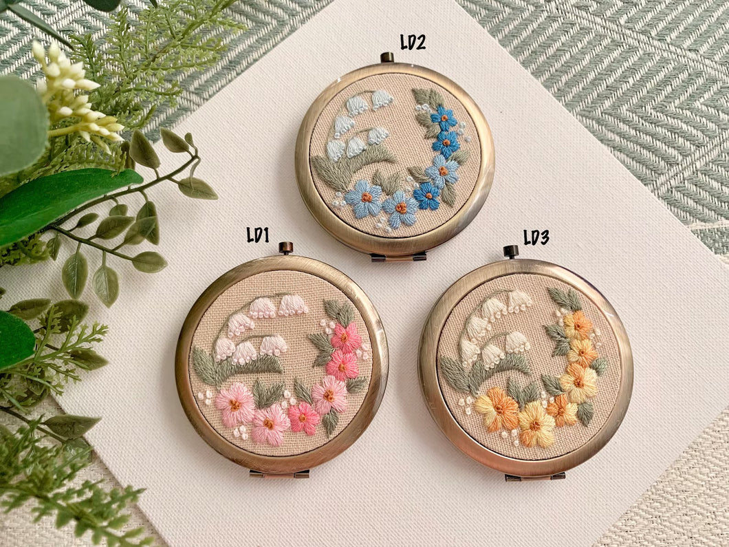 Compact Mirror - The Lily of the Valley Wreath Collection